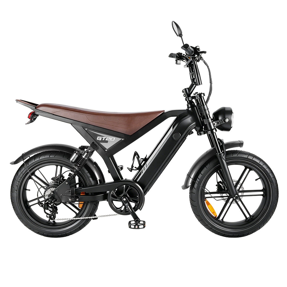 GEBIKE GT20 Dual-Sensor Electric Bike | 250W Rated (500W Peak) - 20" High-Torque E-Moped GEBIKE