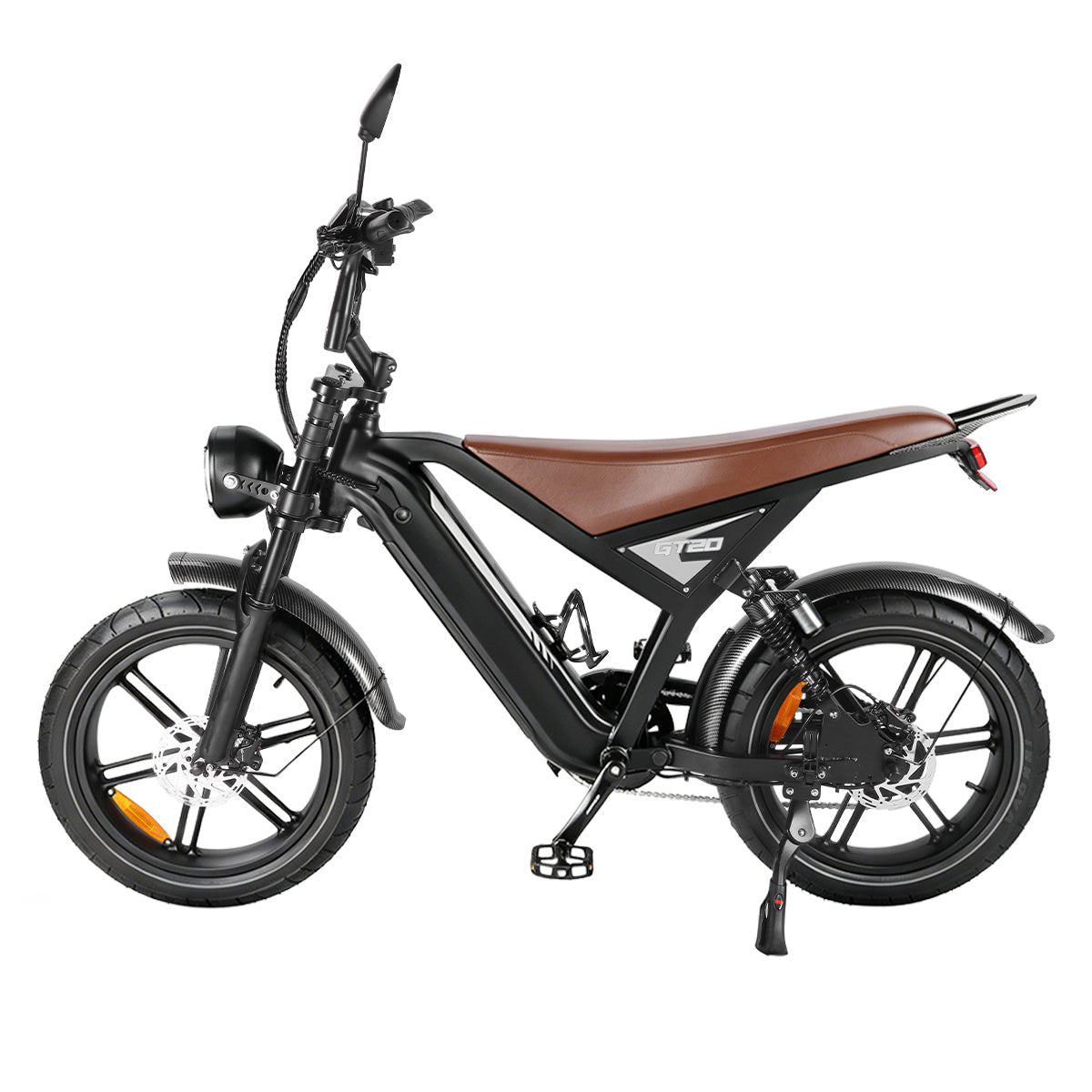 GEBIKE GT20 Dual-Sensor Electric Bike | 250W Rated (500W Peak) - 20" High-Torque E-Moped GEBIKE