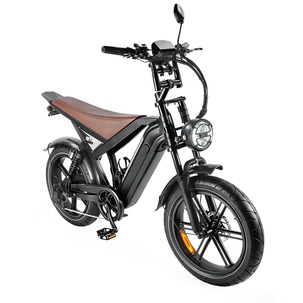 GEBIKE GT20 Dual-Sensor Electric Bike | 250W Rated (500W Peak) - 20" High-Torque E-Moped GEBIKE